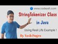 StringTokenizer Class in Java | Why do we use StringTokenizer in Java