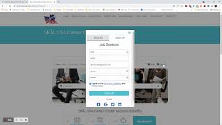 SKAL USA Job Seeker Profile Creation