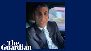 Rishi Sunak uploads video to Instagram sitting in moving car without seatbelt