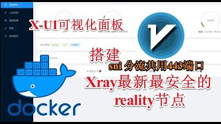 【xray reality节点搭建】使用x-ui可视化面板极速搭建xray最新的reality协议，无需域名无需申请证书，完美解决TLS指纹问题，安全快速稳定 使用nginx的sni分流共用443端口