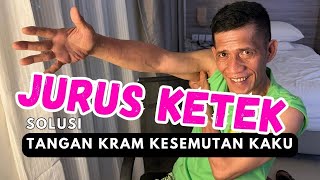 TANGAN KRAM ‼️ KESEMUTAN PEGAL KAKU JARI TANGAN PAKAI JURUS KETEK TIPS PIJAT INDONESIA 🇮🇩