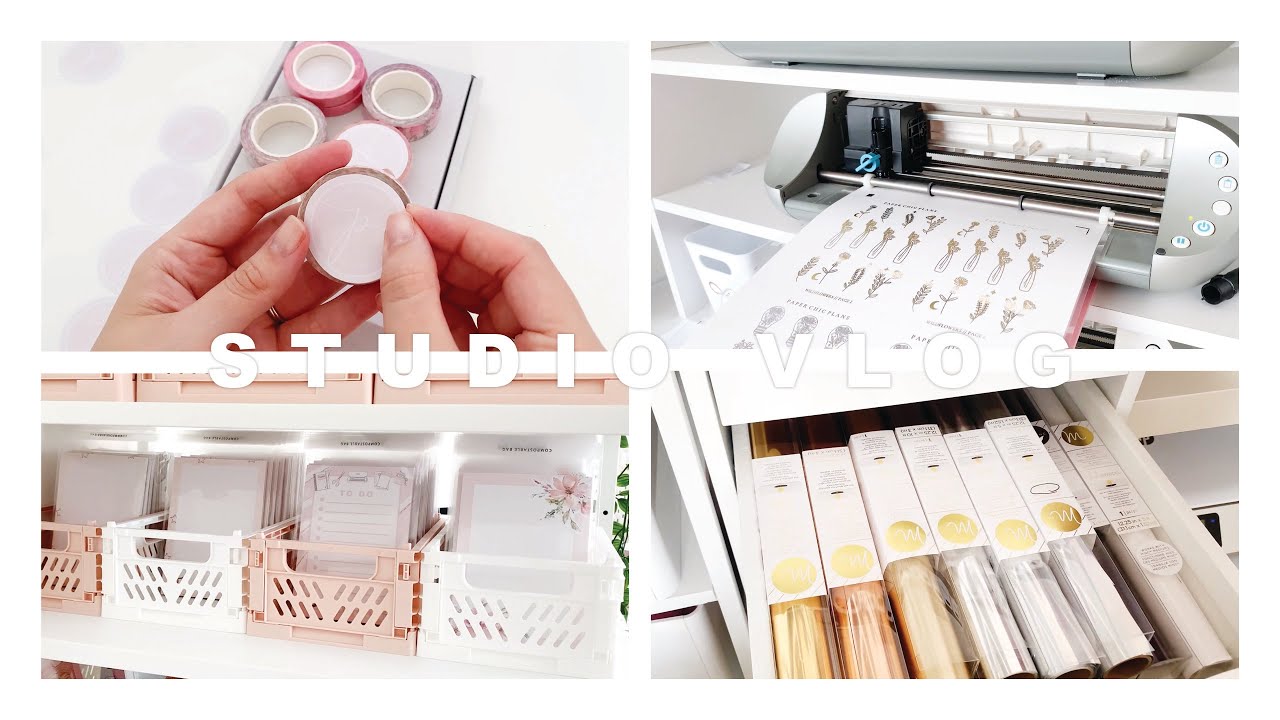 Studio Vlog 43 Packing Orders Quiet Relaxing Youtube