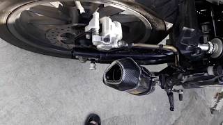 คลิปเสียงท่อ Akrapovic ใส่ Benelli tnt300 [Th](sound review)