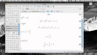 Working with functions in Maple 15