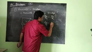 Maxwell's Inductance Bridge