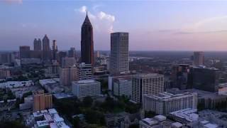 Midtown Atlanta Sunset 4K