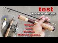 Test Joran micro telescopic