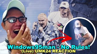 Windows95man - No Rules! (Live) // UMK24 REACTION