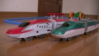 プラレール電車鉄道博物館２０１３新幹線スーパーこまちデビュー編～plarail sinkansen komati museum