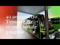 4K-full route 40 aeropuerto Tenerife ser to estacion de guaguas (route learning)real time titsa bus