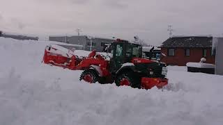 除雪車のシンクロ大迫力!!                    #除雪車#大迫力#シンクロ