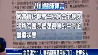 2015八仙－塵爆命危增至211人 醫師籲資源用在刀口－民視新聞