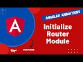 14. Initialize Router Module and routes in new Angular Project - Angular16