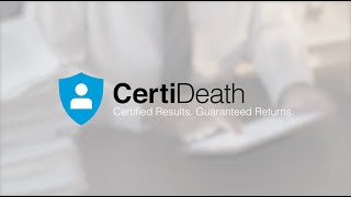 CertiDeath®: Find more deaths. Stop overpayments. Preserve your fund.