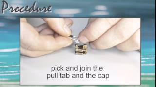 TUTORIAL #1: Assembly of pull tab on autolock slider