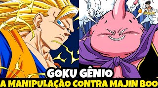 FRIO E CALCULISTA A GENIALIDADE DO GOKU NA LUTA CONTRA O MAJIN BOO