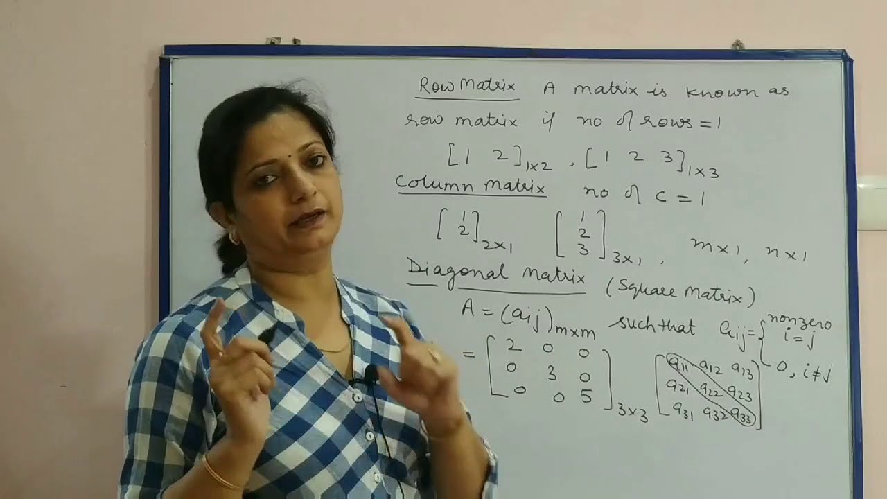 Polytechnic First Year Math Matrices Class 1 Youtube