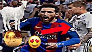 When Messi punished Real Madrid at the Bernabeu in the 93rd minute🐐🥵😍😂🙄😱👌🔥#shorts #قصص