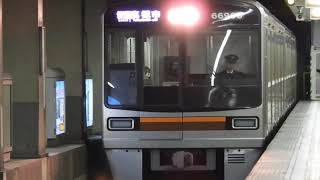 66系リニューアル     [普通]高槻市行き     日本橋駅到着