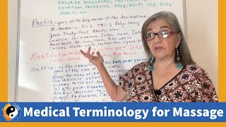 Medical Terminology for Massage Therapists