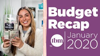 January 2020 Paycheck Budget Recap