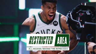 All-Access: Making The NBA Champs Intro Video | Giannis, Khris & Jrue Preseason Debut
