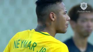 neymar jr skills dribbles rio olympics hd 17/08/2016