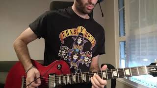 Nightrain Guns N' Roses solo cover | Guitar
