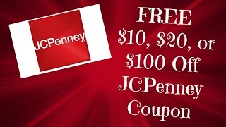 Free JCPenney's Coupon