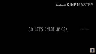 CSK anthem song 2018