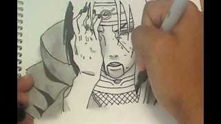 How To Draw Itachi Uchiha - By BankaiHollow12