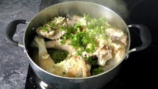 Grandma's simple Spanish Chicken one pot dish  How to cook recipe