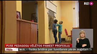 Puse pedagogu vēlētos pamest profesiju