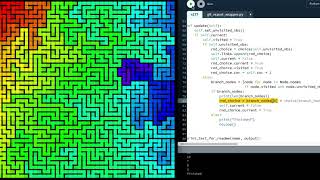 Sketch #177 #Processing #Python Mode - maze generation