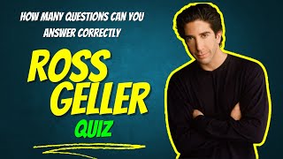 Friends TV Show Quiz: Ross Geller Episode