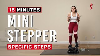 15 Min Mini Stepper with Bands | Cardio + Strength