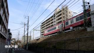 風景の中を横切る 京浜急行