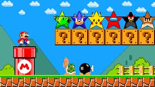 Super Mario Bros. But Mario Can Buy More Custom Star Characters in All Games | PixSaga Mario