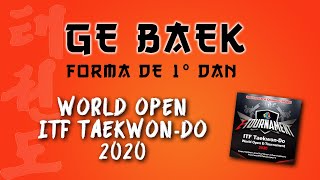🏆 GE BAEK - World Open E-Tournament 2020 🥋 (ATRA SUR 🇦🇷)