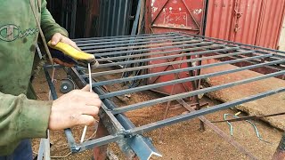 Learn how to design and make window net // fer Square 12mm iron