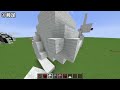 【minecraft】ウサギの像の作り方 build rabbit statue 【建築】