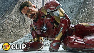 Iron Man vs Cap & Bucky - Final Battle (Part 2) | Captain America Civil War (2016) Movie Clip HD 4K