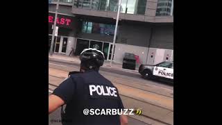 POLICE OFFICER HAD TO WALK AWAY! (DEBBY GANG)