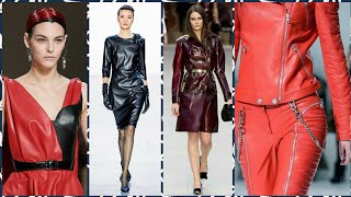 Fabulous leather fashion for stylish ladies