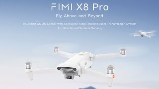 FIMI X8 Pro Camera Drones with Tri-Directional Obstacle Sensing 3-axis Gimbal Drone Quadcopter