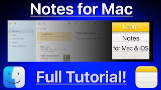 How to use the Notes App for Mac. Full in-depth Tutorial!