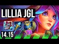 LILLIA vs JARVAN IV (JGL) | Rank 3 Lillia, 9/3/11, Dominating | EUNE Challenger | 14.15