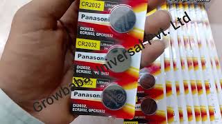 Panasonic CR2032 3Volt Lithium Button/Coin Cell Battery