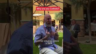 Best response to “why are you Catholic?” #catholic #jesuschrist #shorts