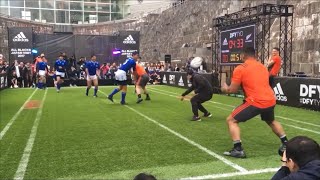 The All Blacks play touch rugby! Sonny Bill Williams' pass 😱